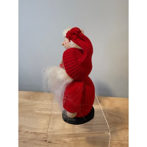 2 Ljungstroms Of Sweden Tomte Wooden Figures Santa & Mrs Claus JL - Picture 4 of 12